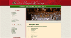 Desktop Screenshot of grovebanquets.com